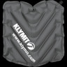 Надувная подушка/сиденье KLYMIT V SEAT Серая 12VSGR01B